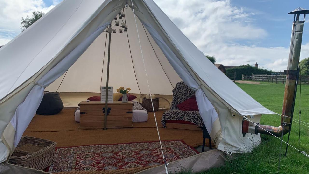 Home Farm Radnage Glamping Bell Tent 2, With Log Burner And Fire Pit Exterior photo